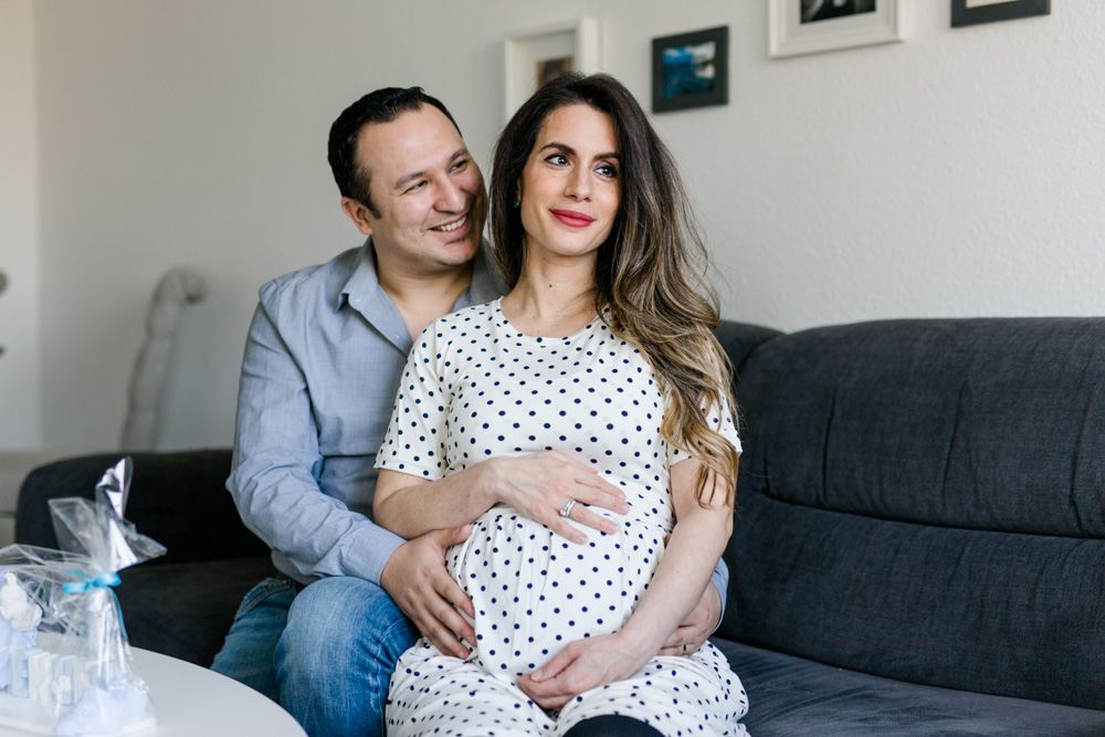 Babybauchshooting in HH-Horn zu Hause